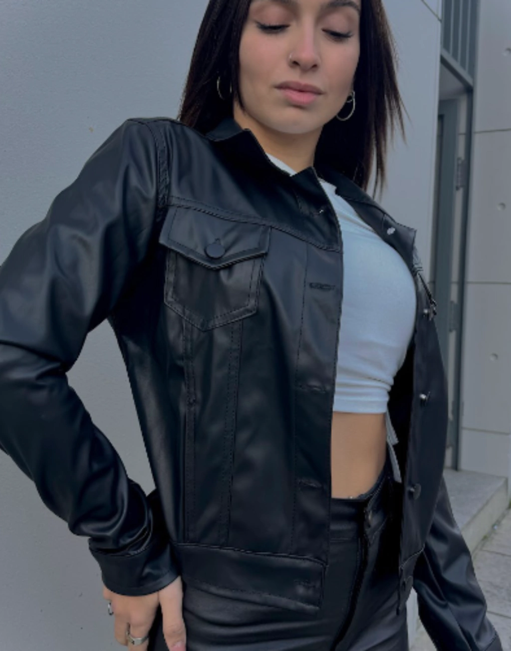Campera cuero