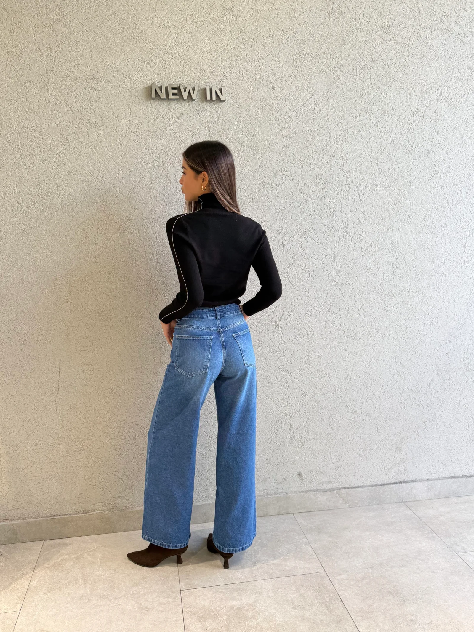 Wide leg indi asimétrico